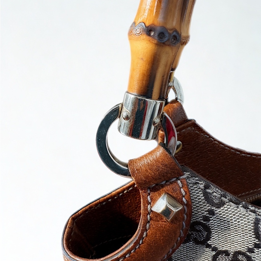 ✨ AUTHENTIC Gucci Bamboo Flora Canvas Tote Bag - w/ COA and Dust Bag✨ - Picture 3 of 11